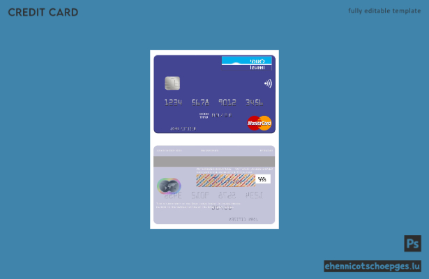 Israel Bank Leumi Mastercard Beispielvorschau